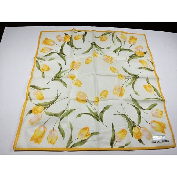 Junko Shimada Lot Of 2 Handkerchief Neckerchief Bandana Scarf - Picture 3 of 3